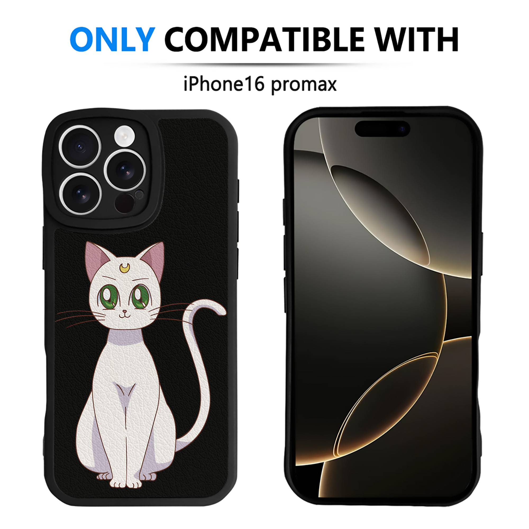 （画像用） 美少女戦士セーラームーン Sailor Moon 【iPhone 16シリーズ対応】シリコンスマホケース（レザー調） 材質：シリコン